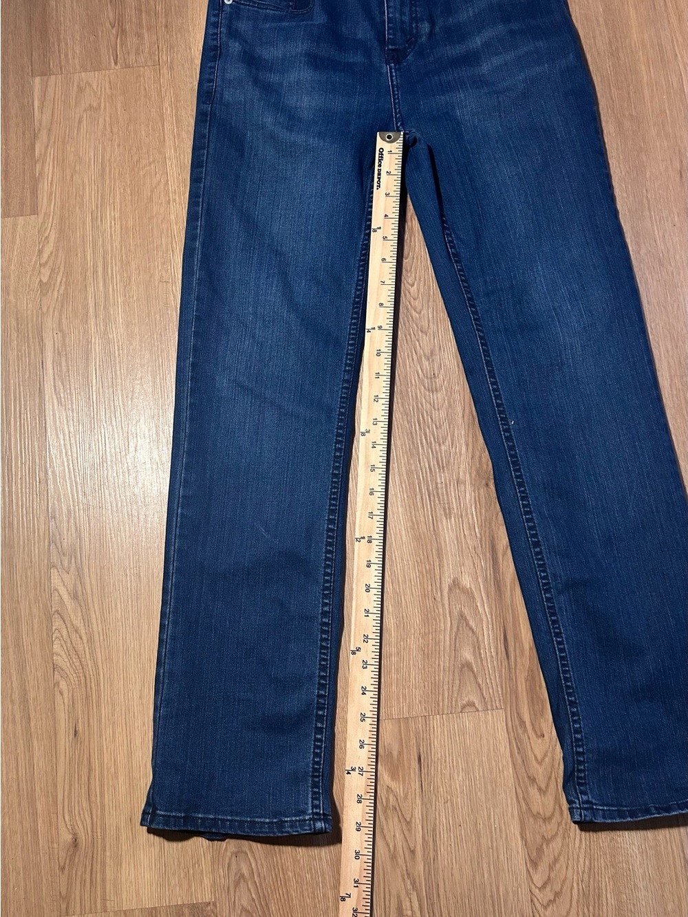 Levi’s 514 Boys 18 Regular W29 L31 Straight Leg Stretch Jeans Dark Wash - Picture 4 of 7